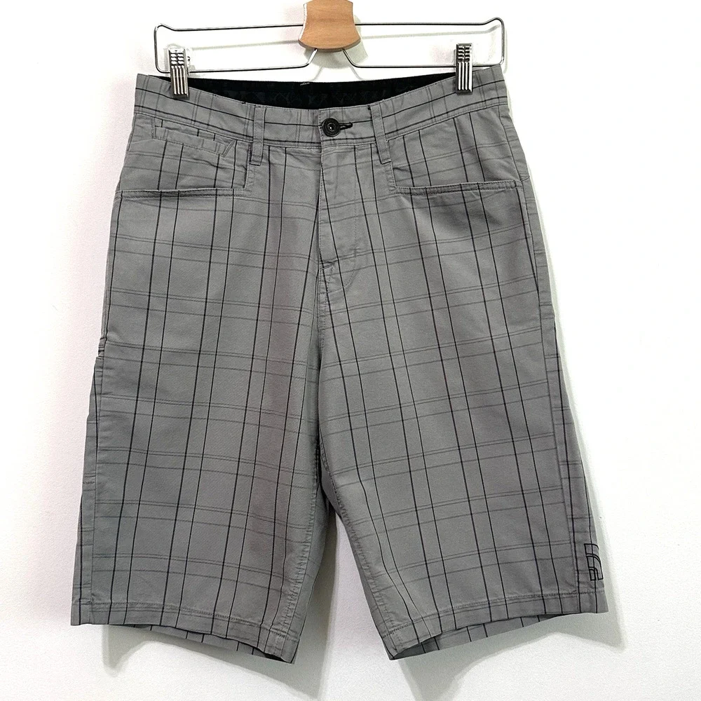 The North Face Shorts Mens‎ 30 Gray Plaid Cargo 11